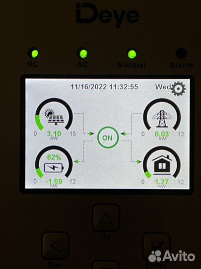 Гибридный инвертор SUN-6K-SG03LP1-EU