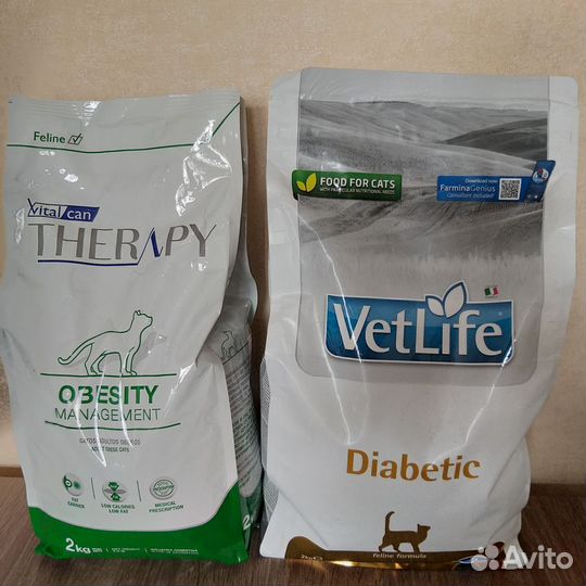 Корм для кошек диабетик