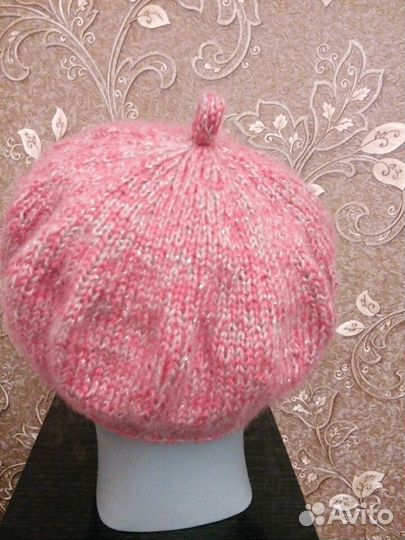 Вязаный французский берет