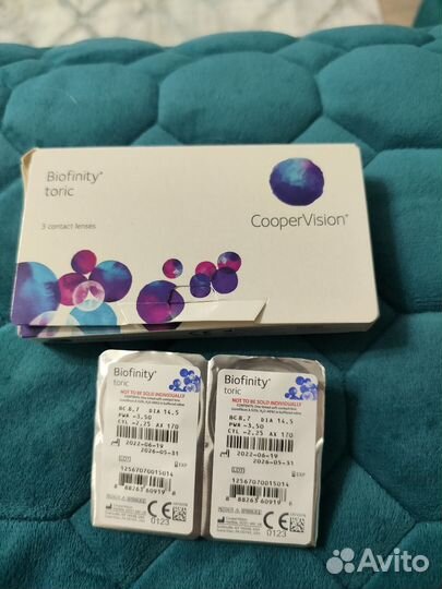 Линзы biofinity toric -3. 5