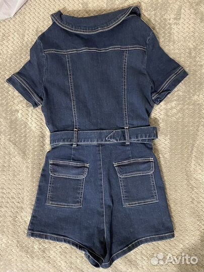 Джинсовый комбинезон