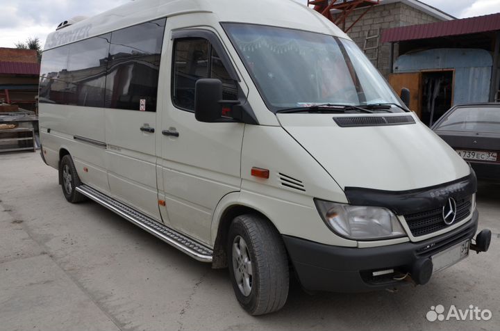 Пороги с листом 42 мм Mercedes Sprinter длинный