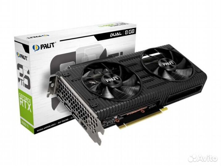 Видеокарта Palit nvidia GeForce RTX 3060Ti, PA-RTX