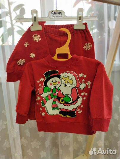 Новогодний костюм для девочки 74