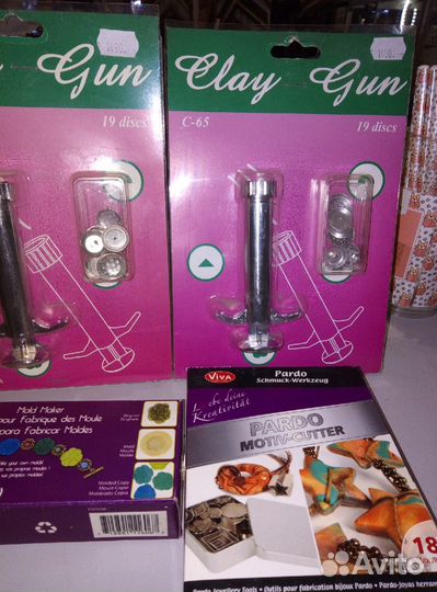 Экструдер для полимерной глины с насадками