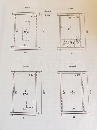 Гараж, > 30 м²