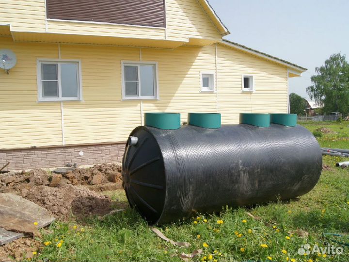 Септик эко Оранж 4 без откачки