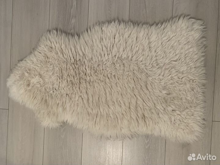 Коврик IKEA натуралтная овечья шерсть