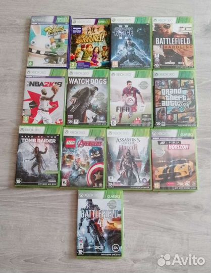 Диски на xbox 360
