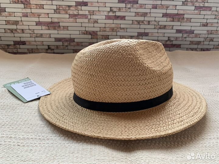 Соломенная шляпа новая hm размер 54/S