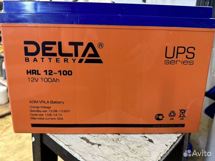 Аккумулятор AGM Delta HRL 12-100