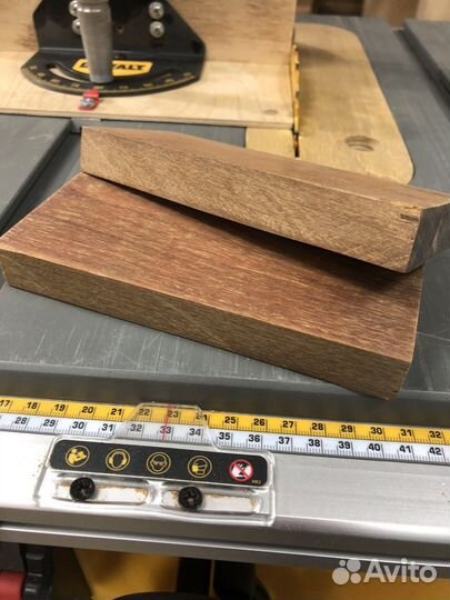 Бруски для рукоятий ножей из древесины кумару