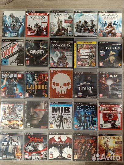 Диски Sony PS3 игры