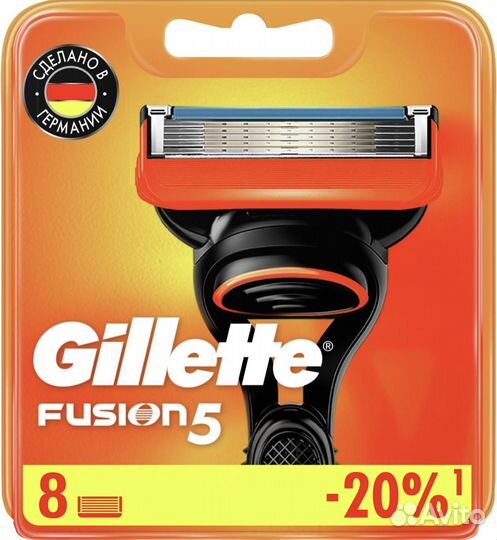 Сменные кассеты gillette fusion 5