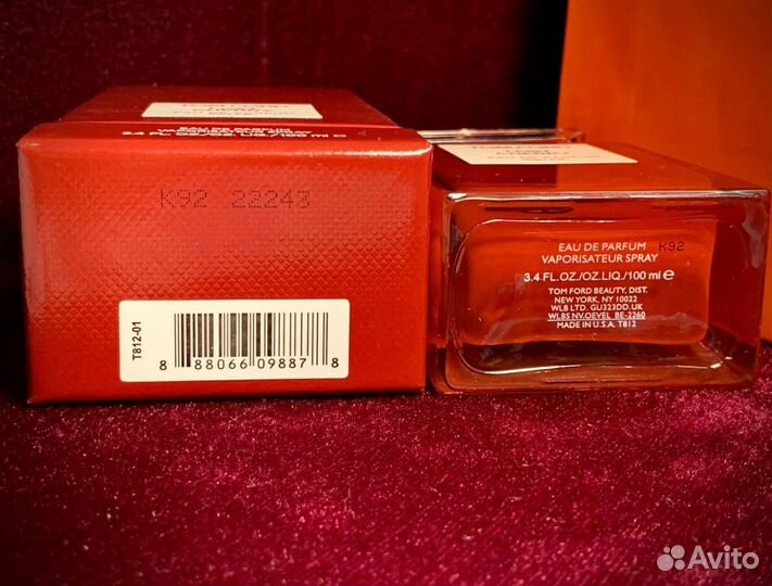 Духи Tom ford lost cherry Дубай