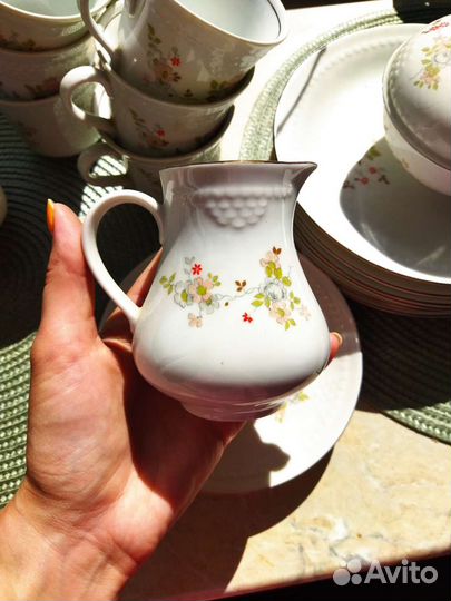 Чайный сервиз фарфор ГДР набор посуды