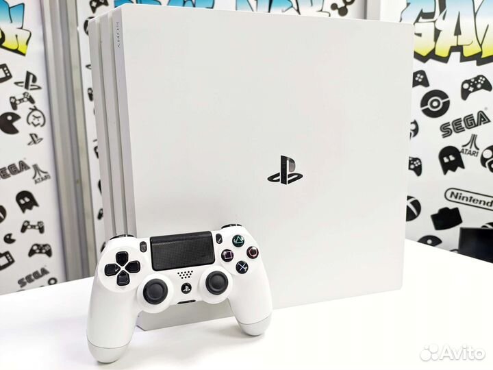 PlayStation 4 PRO Белая 1Tb Б/У