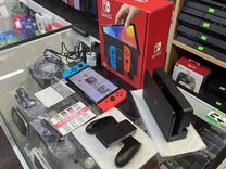 Nintendo Switch oled 320 Гб Чипованная+40 игр