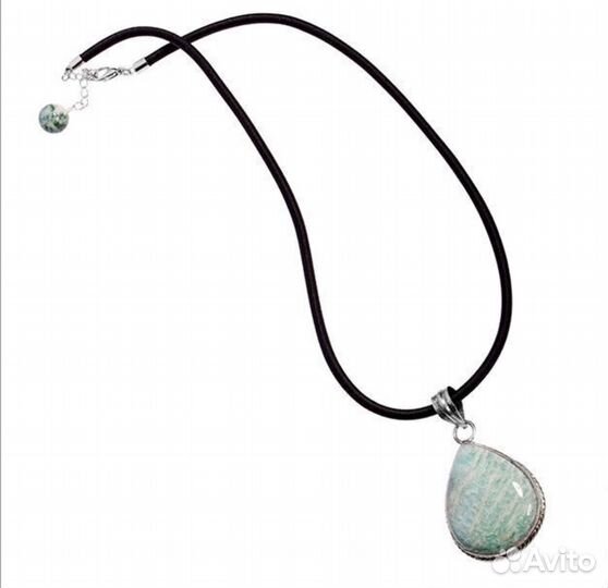 Кулон с амазонитом