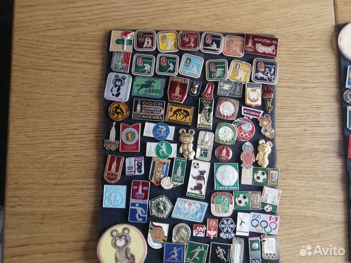 Значки СССР олимпиада 80