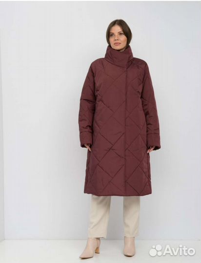 Пальто стеганое женское 60