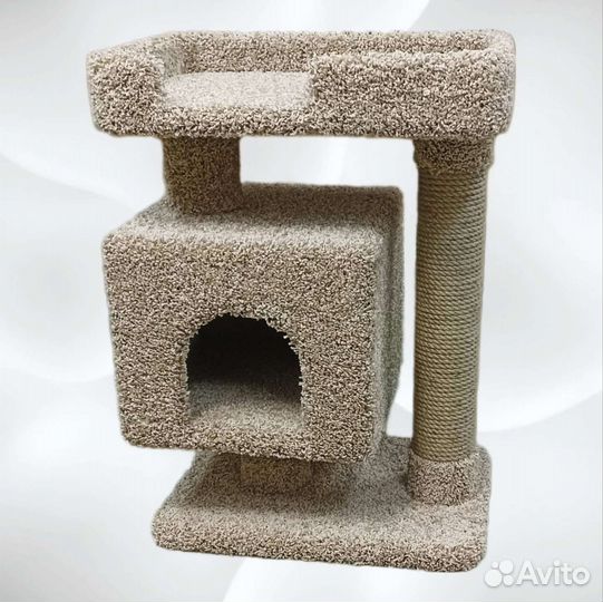 Когтеточка домик для кошки новый