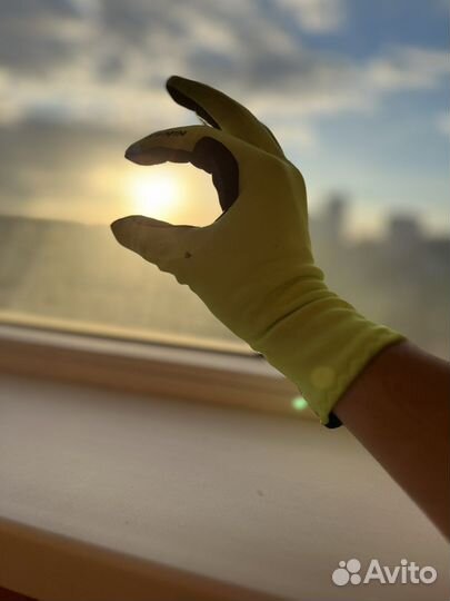 Велоперчатки длинные Btwin (Decathlon) (размер L)