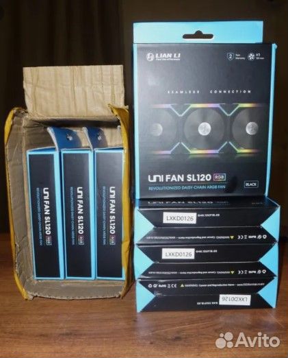 Вентилятор для корпуса Lian Li Uni fan SL120 argb