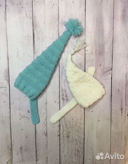 Продаю вязанные шапочки для интерьерных кукол