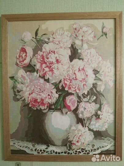 Пионы в вазе