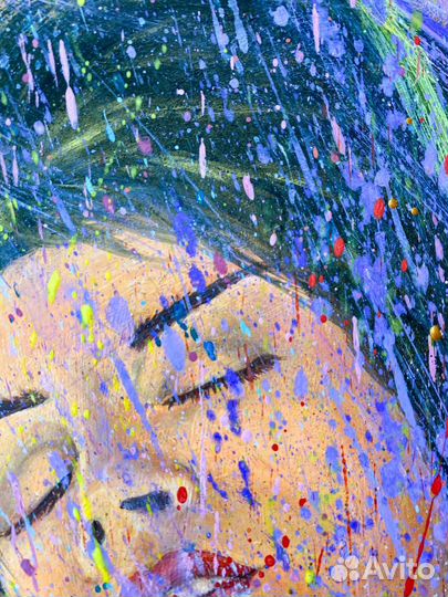 Картина акрилом на холсте После оргазма