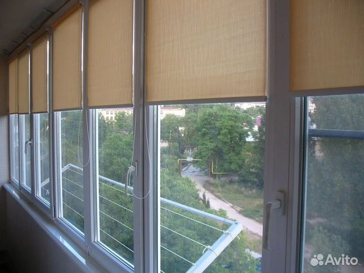 Рулонные шторы и жалюзи