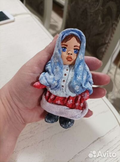 Ватные елочные игрушки