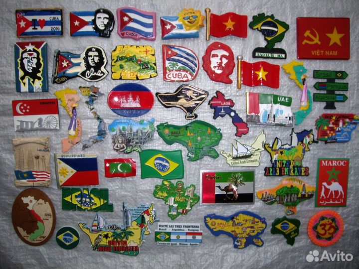 Магниты Магнит на Холодильник Карта Герб Флаг