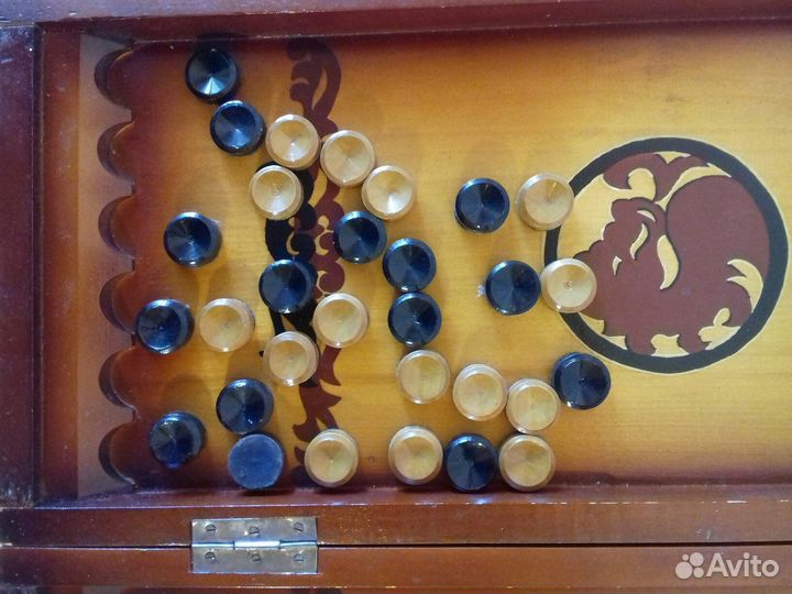 Нарды большие.ручной работы из массива дерева