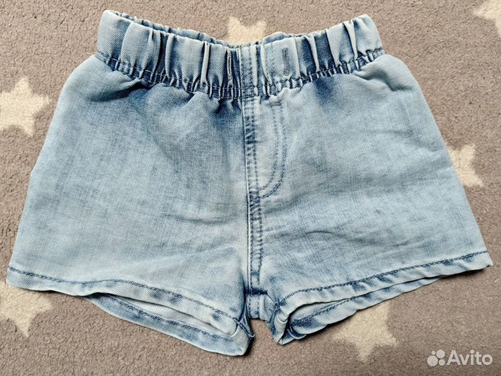 Джинсовые шорты, р. 80