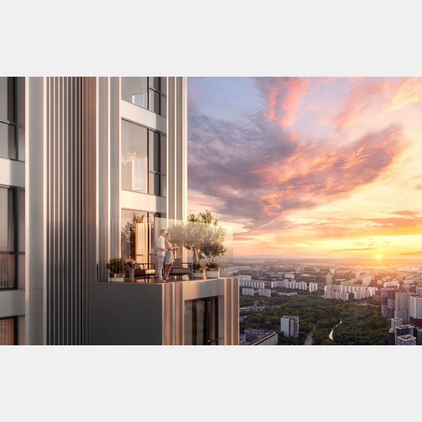 1-к. квартира, 43,6 м², 23/59 эт.