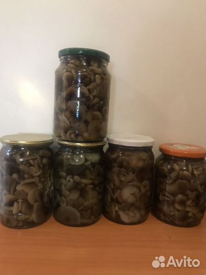 Грибы маринованные, опята