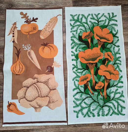 Льняные кухонные полотенца новые