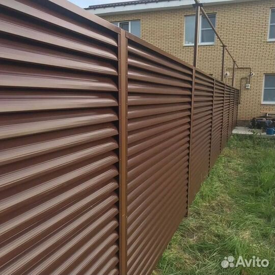 Забор из жалюзи