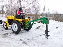 Минитрактор для бурения свай