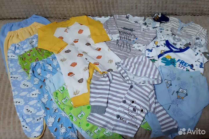 Вещи пакетом на мальчика от 0 до 3 месяцев