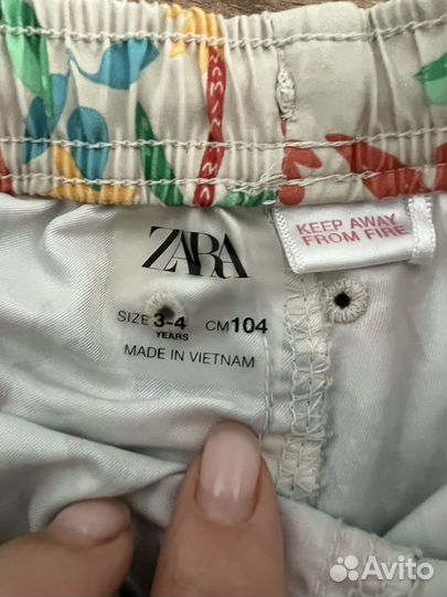 Плавки шорты для плаванья zara 104 оригинал