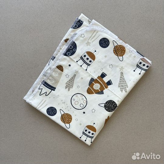 Пеленки хлопковые фланелевые 120х100 новые