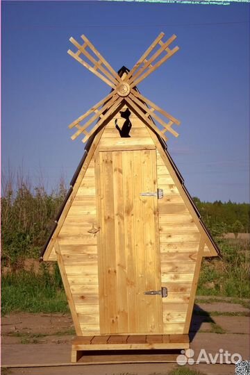 Уличный туалет с установкой