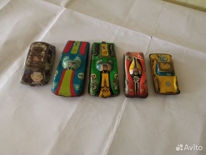 Игрушки СССР, модели гоночных машин