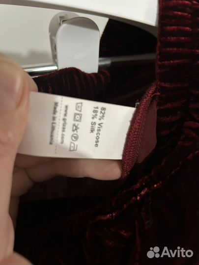 Grizas штаны из натурального бархата