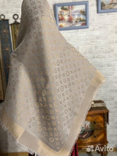Платок шаль louis vuitton