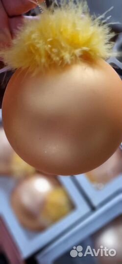 Елочные игрушки икея,красный куб