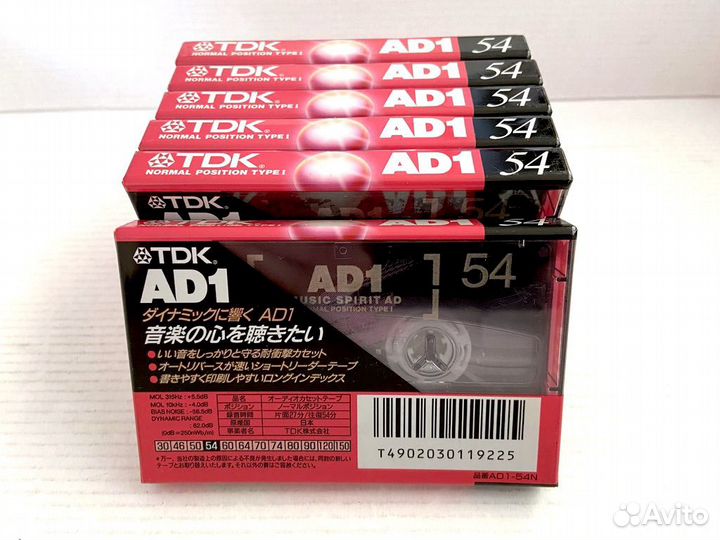 Аудиокассеты кассеты TDK AD 1 54 - 1996 г